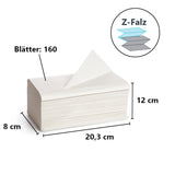 KATRIN Z-Falz Falthandtücher Non Stop M 160 Blatt, Handy Pack