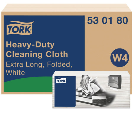 Tork Extra Starke Reinigungstücher W4, 1-lagig, weiß, 61,5 x 35,5 cm