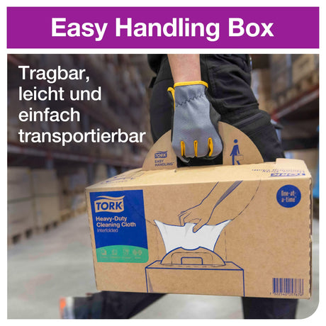 Tork Reinigungstücher W7, 1-lagig, weiß, weich und flexibel – Ansicht 2