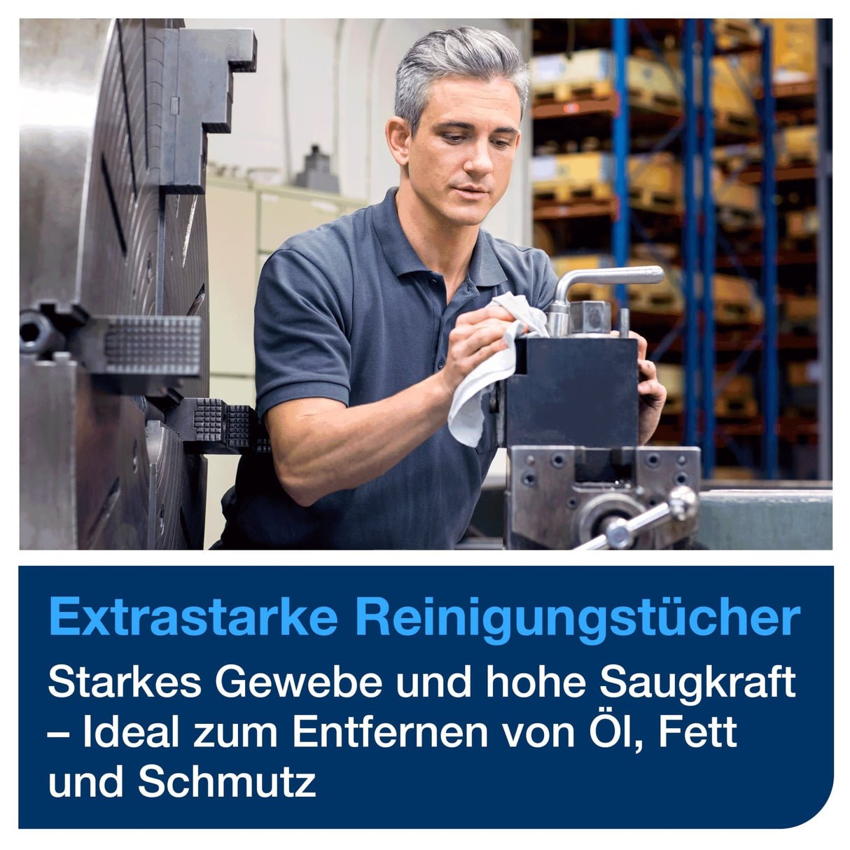 Tork Reinigungstücher W7, 1-lagig, blau, FSC-zertifiziert – Ansicht 4