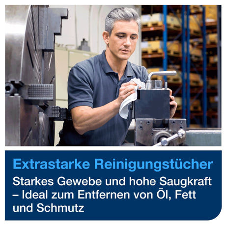 Tork Reinigungstücher W7, 1-lagig, blau, FSC-zertifiziert – Ansicht 4