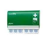 Plum QuickFix Pflasterspender Detectable – mit 90 blauen, metalldetektierbaren Pflastern