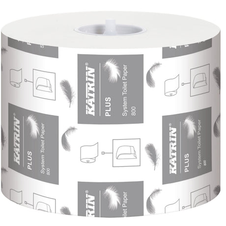 KATRIN Plus System Toilettenpapier 800 Blatt, 2-lagig