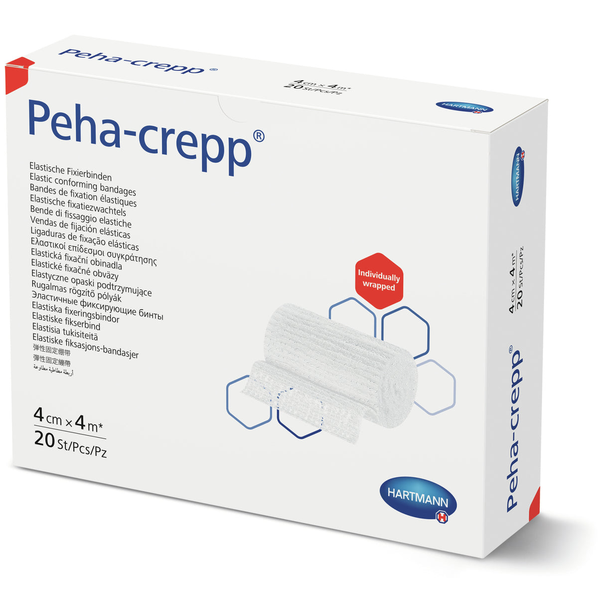 Hartmann Peha-crepp Fixierbinde 4 cm x 4 m, superelastisch
