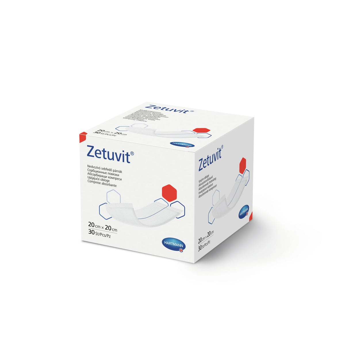 Hartmann Zetuvit Saugkompresse 20 x 20 cm, unsteril, 30 Stück