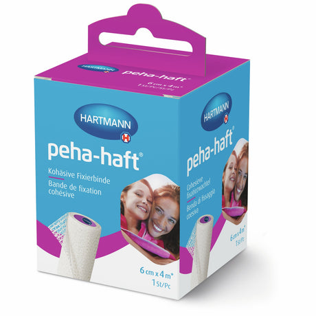 Hartmann Peha-haft Fixierbinde 6 cm x 4 m, selbsthaftend, latexfrei
