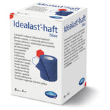 Hartmann Idealast-haft Idealbinde, 8 cm x 4 m gedehnt, selbsthaftend, blau