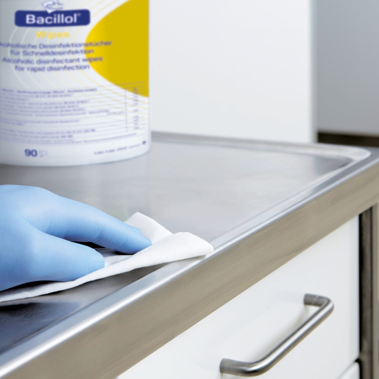 BODE Bacillol Wipes Flächendesinfektionstücher, gebrauchsfertig, parfümfrei – Ansicht 2