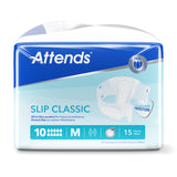 Attends Slip Classic 10 Inkontinenzhosen mit 4 Klett-Verschlüssen und extra großem Saugkissen – Ansicht 2