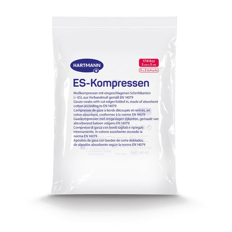 Hartmann ES-Kompressen steril 8-fach 5 x 5 cm – Karton