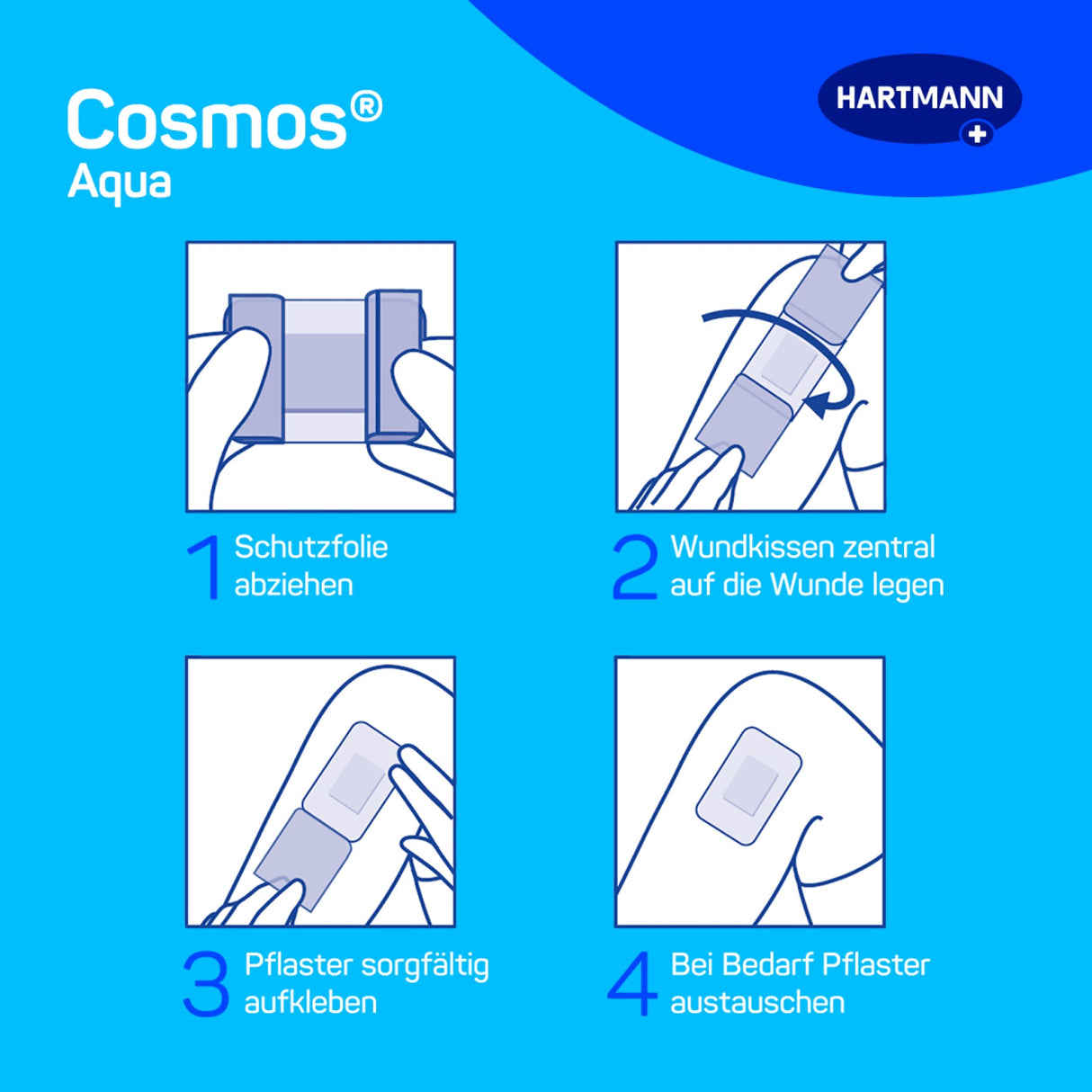 Hartmann Cosmos Aqua Wundpflaster, wasserdicht – Ansicht 4