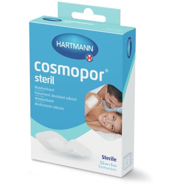 Hartmann Cosmopor Steril Wundverband 7,2 x 5 cm (10 Stck.)
