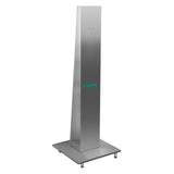 B. Braun Desinfektionssäule aus gebürstetem Edelstahl, fahrbar