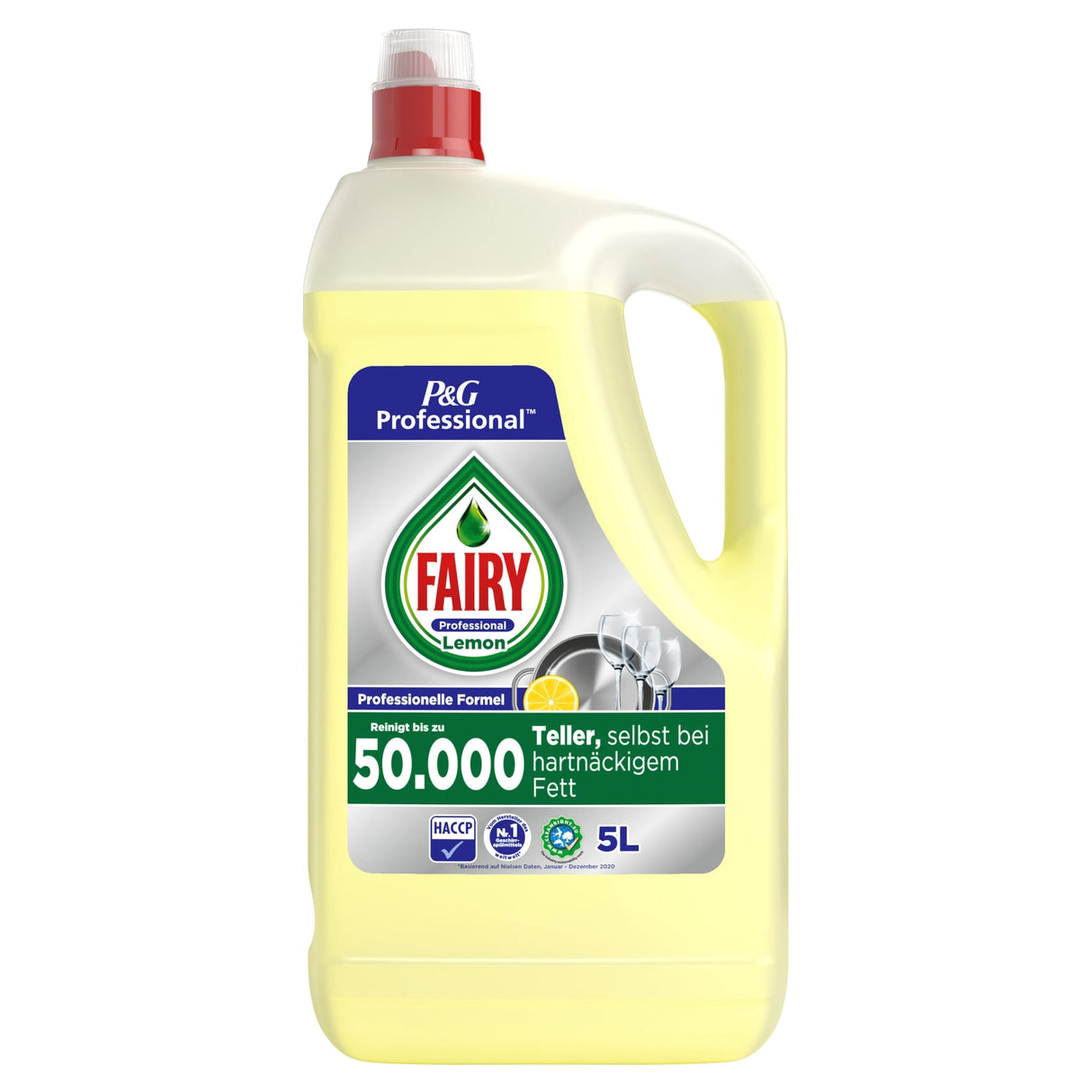 Fairy Professional Handgeschirrspülmittel, Lemon – konzentrierte Formel mit Ultra-Glanz