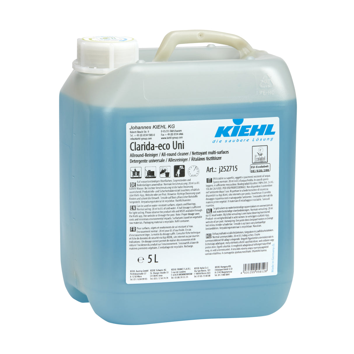 Kiehl Clarida-eco Uni Allzweckreiniger – 5 Liter - Kanister