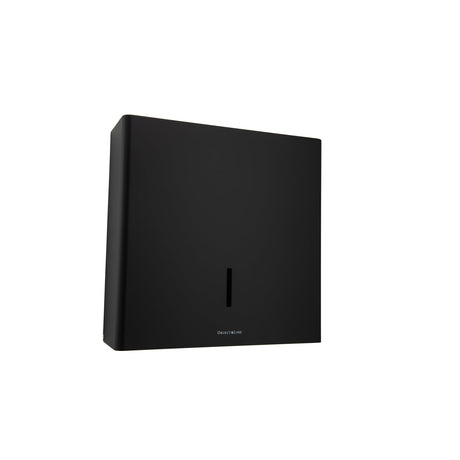 CWS ObjectLine Großrollen-Toilettenpapierspender, Edelstahl, für 26 cm Großrollen, mit Zylinderschloss – Ansicht 3