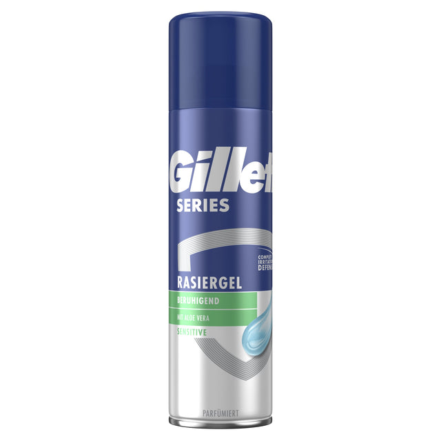 Gillette Rasiergel Sensitive mit Aloe Vera, für empfindliche Haut