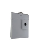 CWS ObjectLine Hygienebehälter, ca. 10 Liter, mit Beutelspender, für schmale Kabinen – Ansicht 2