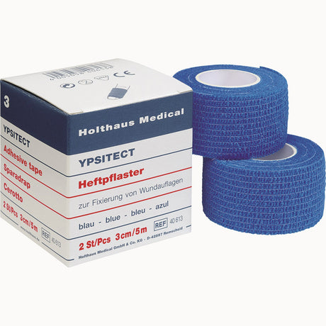 Holthaus Medical YPSITECT Heftpflaster, blau, öl- und wasserabweisend