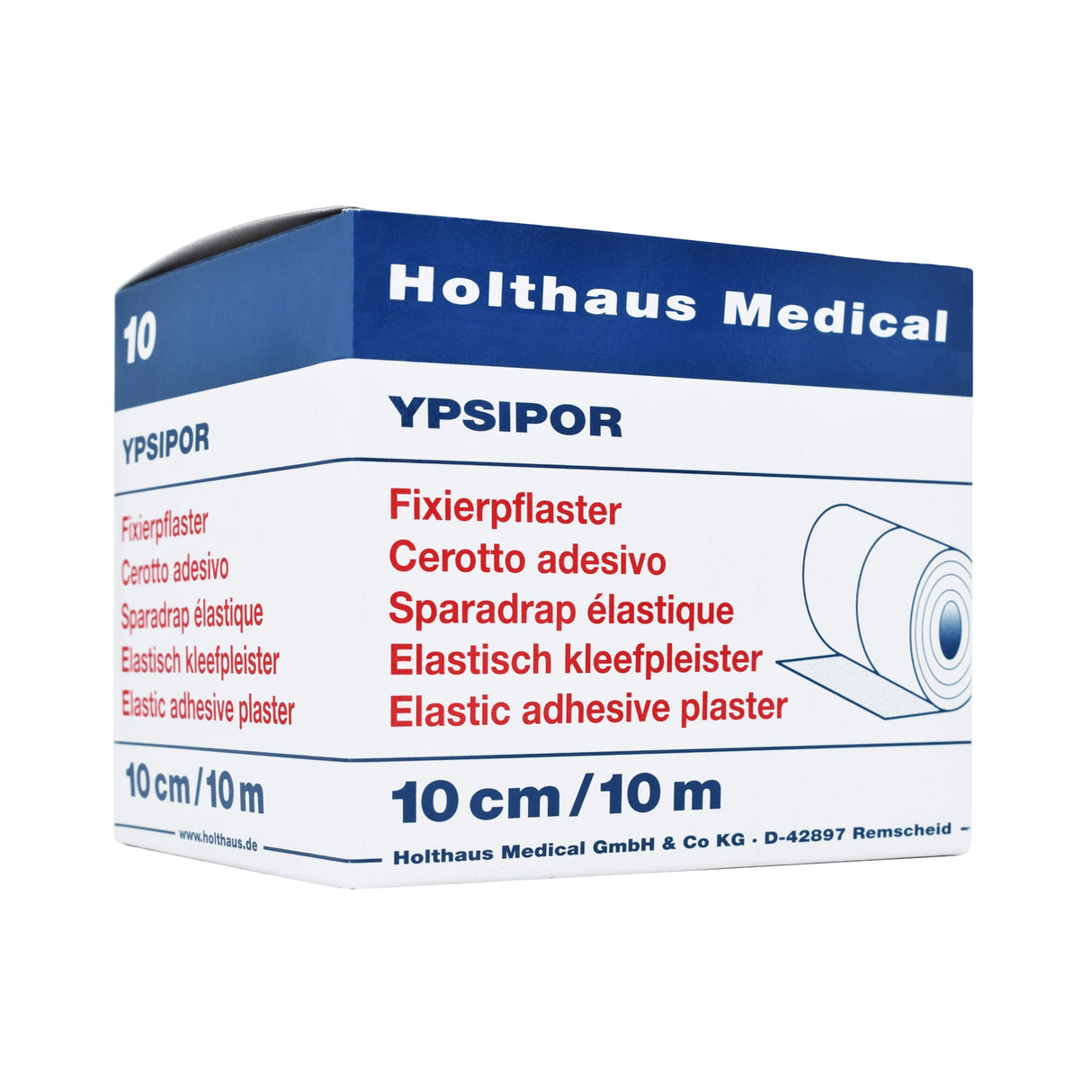Holthaus Medical YPSIPOR Fixierpflaster, 10 m, latexfrei