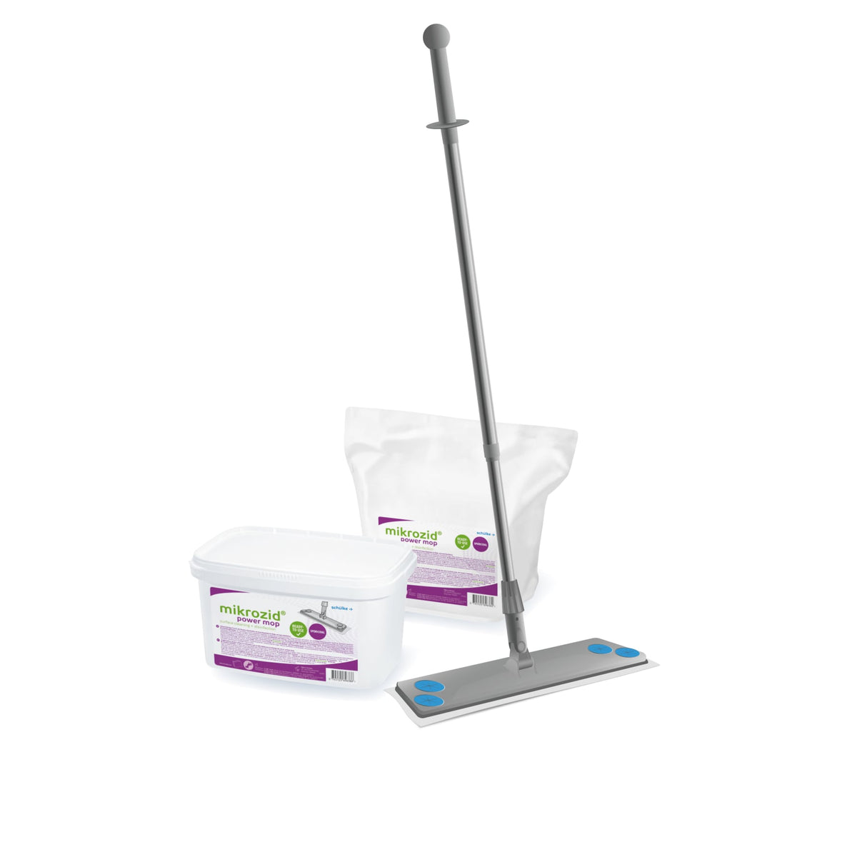 Schülke mikrozid power mop Wandhalterung – Schienensystem für Spendereimer und Mopp – Ansicht 2