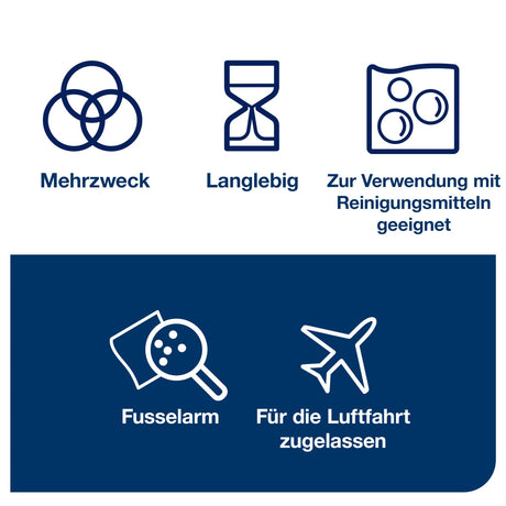 Tork Reinigungstücher W4, langlebig, 1-lagig, fusselarm – Ansicht 7