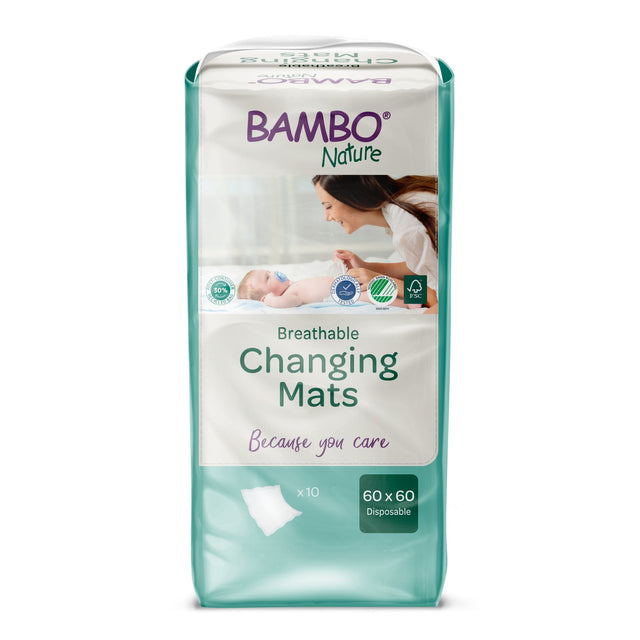 Bambo Nature Wickelunterlage, 60 × 60 cm