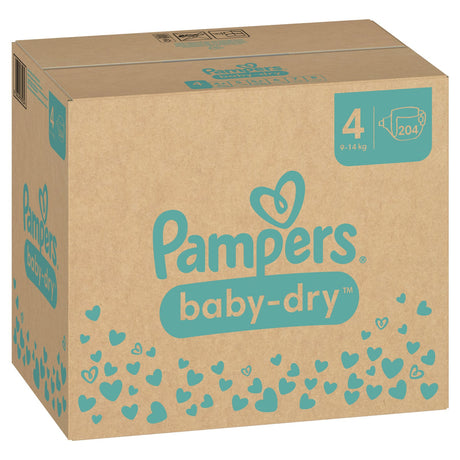 Pampers Baby Dry Windeln Größe 4 Maxi, 9-14 kg – extra Trockenheitslage – Ansicht 6