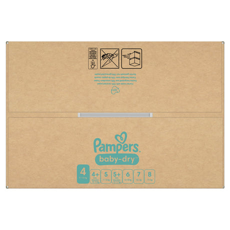 Pampers Baby Dry Windeln Größe 4 Maxi, 9-14 kg – extra Trockenheitslage – Ansicht 9