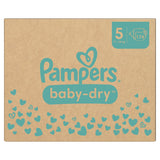 Pampers Baby Dry Windeln Größe 5 Junior, 11-16 kg – Stop-&-Schutz-Täschchen – Ansicht 7