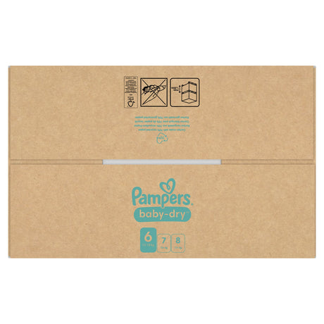 Pampers Baby Dry Windeln Größe 6 Extra Large, 13-18 kg – 3-fach-Schutz-System – Ansicht 9