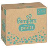 Pampers Baby Dry Pants Höschenwindeln Größe 5 Junior, 12-17 kg – verstärkte Sicherheitsbündchen