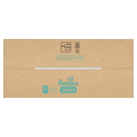 Pampers Baby Dry Pants Höschenwindeln Größe 6 Extra Large, 14-19 kg – verstärkte Sicherheitsbündchen – Ansicht 4