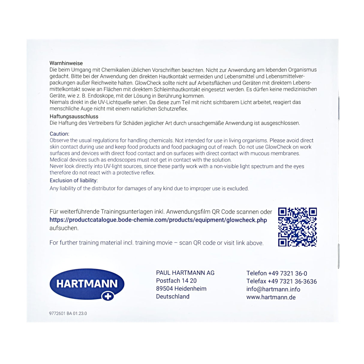 GlowCheck Test-Kit Desinfektionskontrolle – Ansicht 4