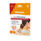 Lifemed Nacken Wärmepflaster selbstklebend - 23 cm x 9 cm - 1 Packung = 1 Stück, Farbe: weiß