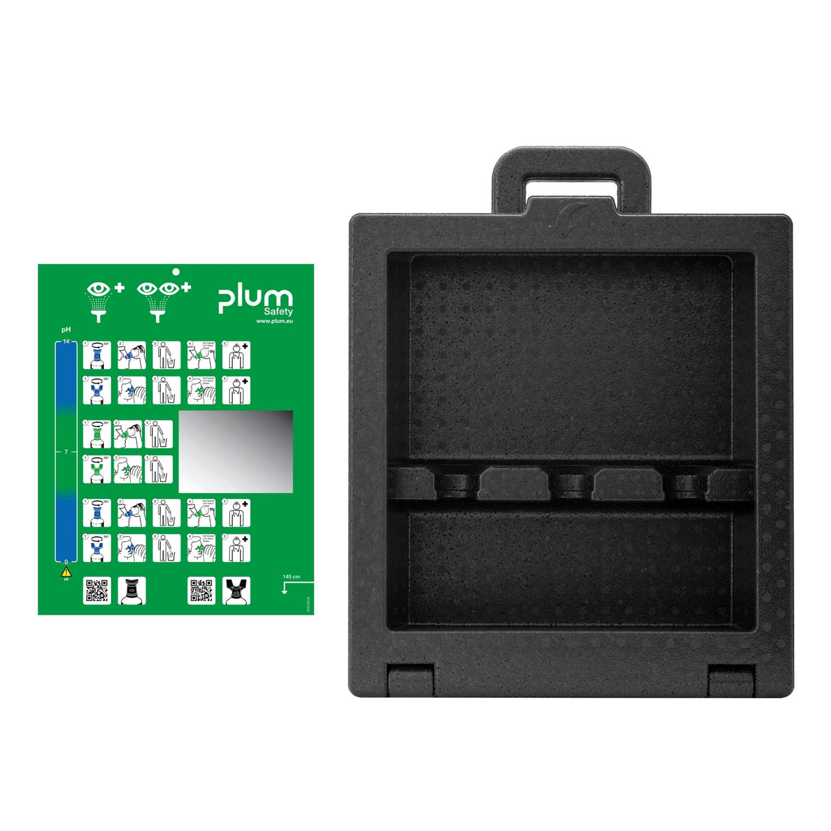 Plum Augendusche iBox mobile Notfallstation leer – für eine, zwei oder drei Augenspülflaschen – Ansicht 3