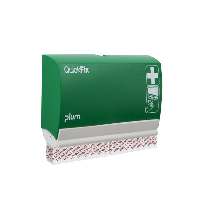 Plum QuickFix Pflasterspender Blood Stopper – mit 90 Pflastern mit Alginatfasern