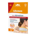 Lifemed Nacken-Wärmepflaster 23 cm x 9 cm – 1 Packung = 1 Stück, Farbe: weiß