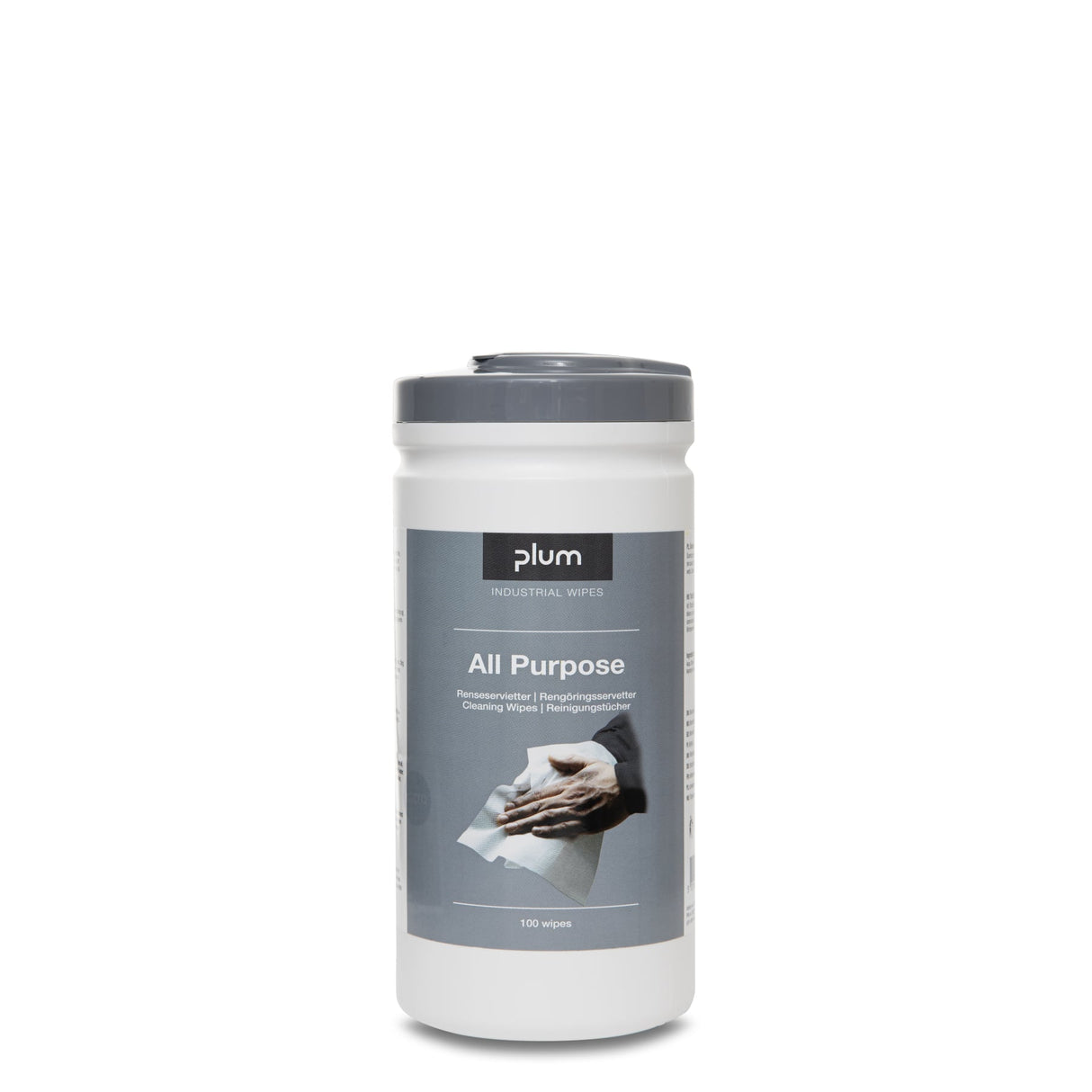 Plum All Purpose Reinigungstücher – Handreinigung ohne Wasser, fusselfrei mit Glycerin