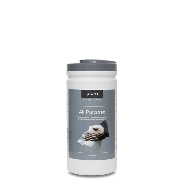 Plum All Purpose Reinigungstücher – Handreinigung ohne Wasser, fusselfrei mit Glycerin
