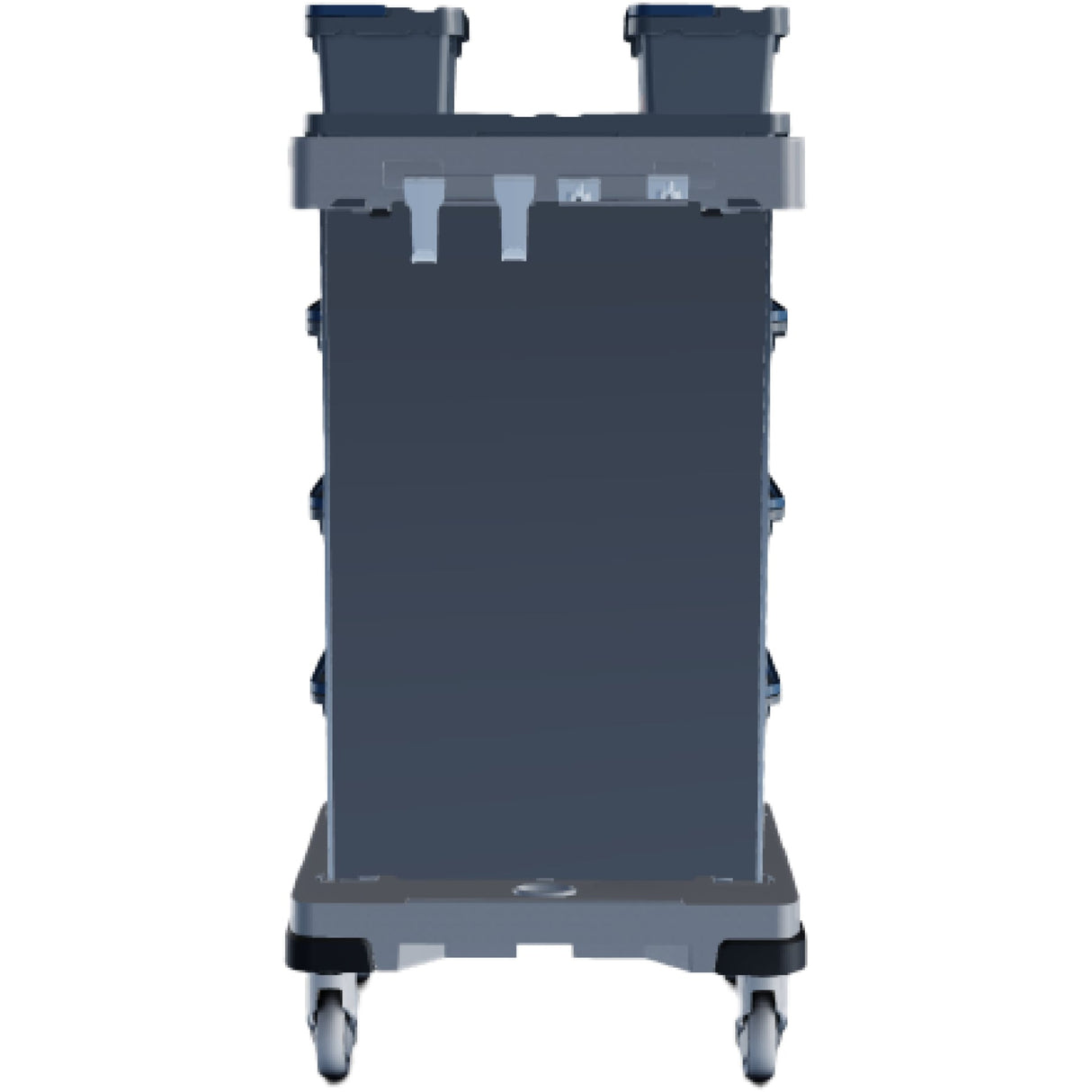 Vileda Professional Origo 2 A Reinigungswagen – kompakter Trolley mit Schienensystem, für begrenzten Lagerraum – Ansicht 3