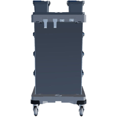 Vileda Professional Origo 2 A Reinigungswagen – kompakter Trolley mit Schienensystem, für begrenzten Lagerraum – Ansicht 3