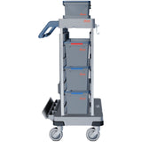 Vileda Professional Origo 2 A Reinigungswagen – kompakter Trolley mit Schienensystem, für begrenzten Lagerraum – Ansicht 4