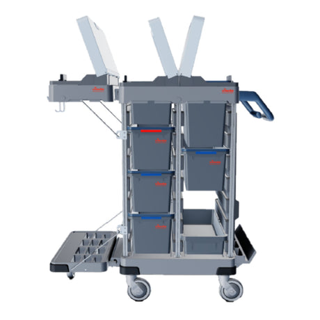 Vileda Professional Origo 2 CX Reinigungswagen – vielseitig, mit abklappbarem Abfallbereich – Ansicht 2