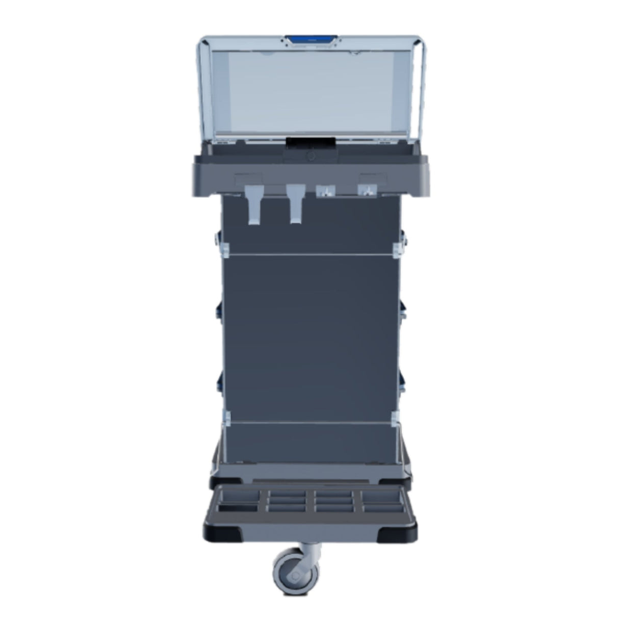 Vileda Professional Origo 2 CX Reinigungswagen – vielseitig, mit abklappbarem Abfallbereich – Ansicht 4