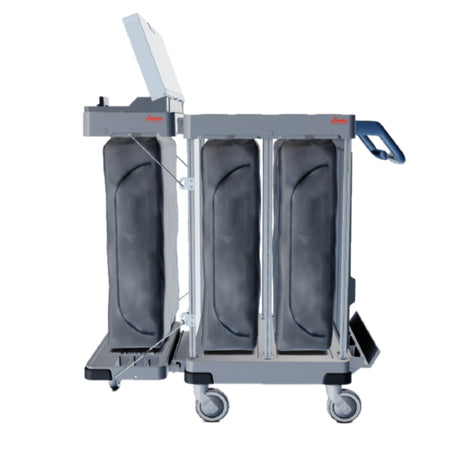 Vileda Professional Origo 2 CX Wäschesammler – vielseitig, mit abklappbarem Abfallbereich – Ansicht 6