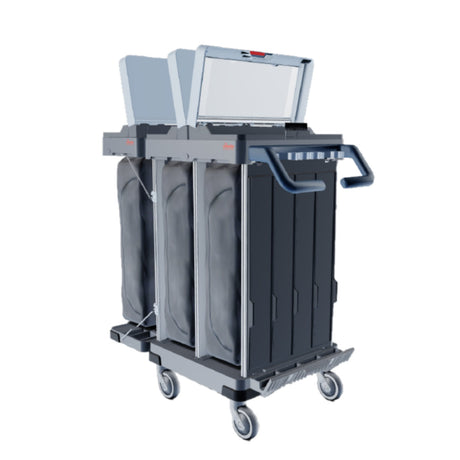 Vileda Professional Origo 2 CX Wäschesammler – vielseitig, mit abklappbarem Abfallbereich – Ansicht 13