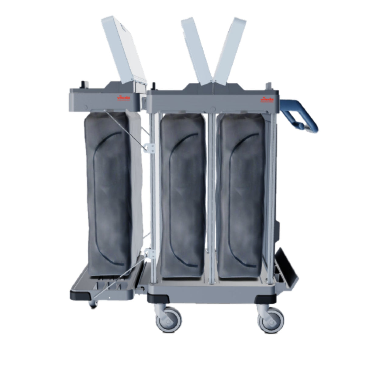 Vileda Professional Origo 2 CX Wäschesammler – vielseitig, mit abklappbarem Abfallbereich – Ansicht 14