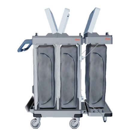 Vileda Professional Origo 2 CX Wäschesammler – vielseitig, mit abklappbarem Abfallbereich – Ansicht 16