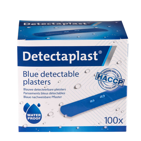 Detectaplast Universal Pflaster, blau – detektierbar, wasser- und schmutzabweisend